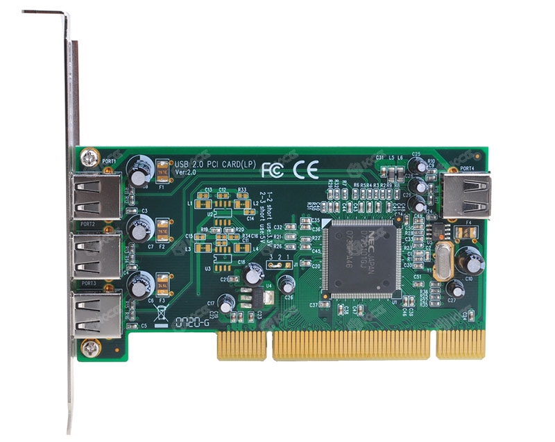 USB 2.0 PCI CARD(LP) Ver:2.0