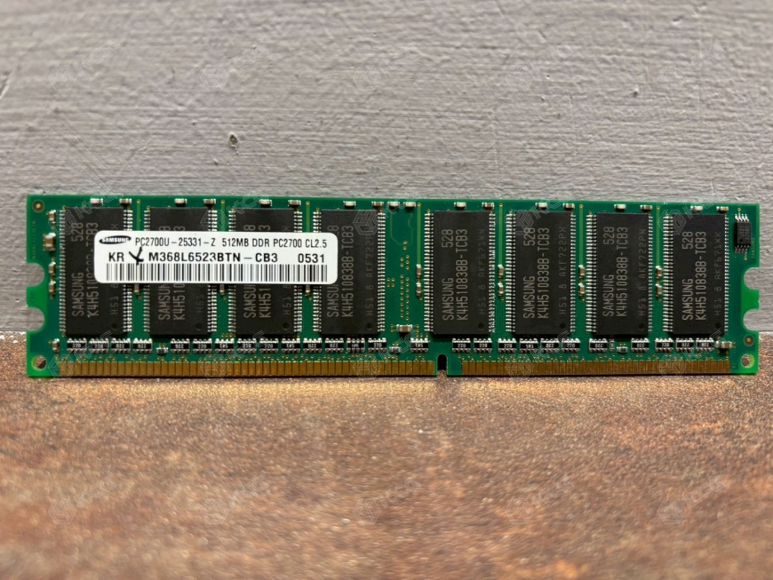 SAMSUNG<br/>PC2700U-25331-Z<br/>KR M368L6523BTN-CB3 0531