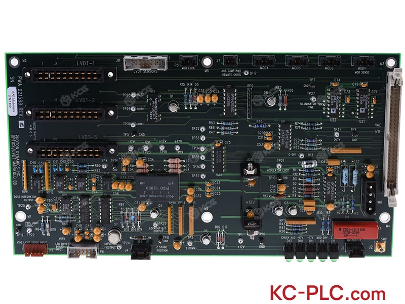 PHOTON DYNAMICS<br/>OPTICS/LVDT MANIFOLD BD<br/>PWA 021588　REV.C
