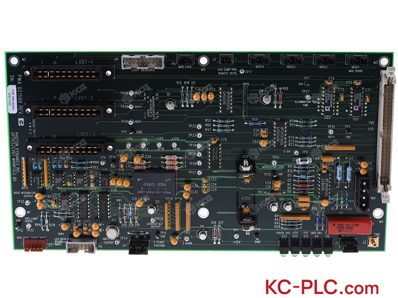 PHOTON DYNAMICS<br/>OPTICS/LVDT MANIFOLD BD<br/>PWA 021588　REV.C