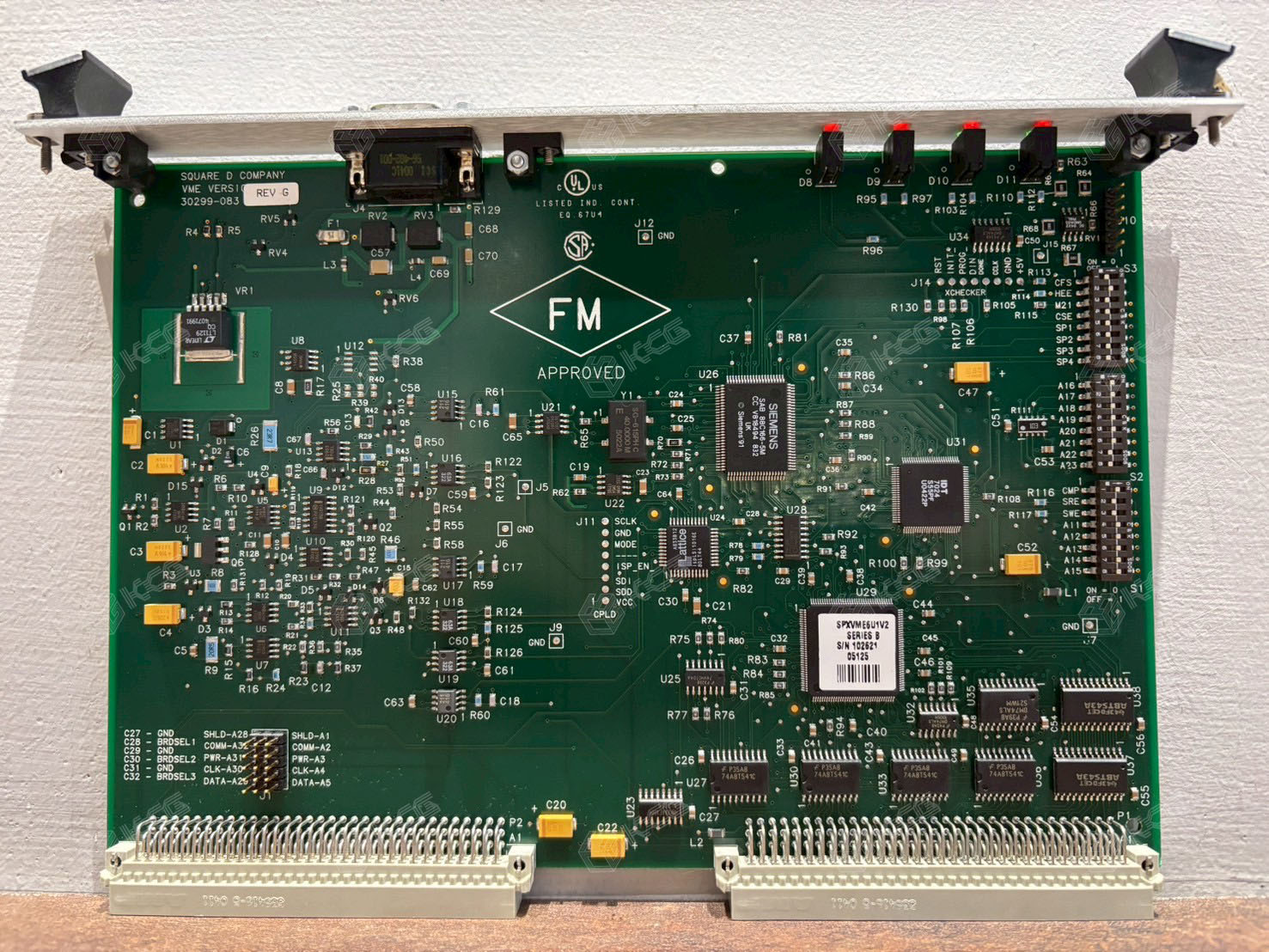 SQUARE D<br/>0660-01809<br/>INTF CARD B VME 0530<br/>SPX VME6U1V2<br/>30299-083 REV.G