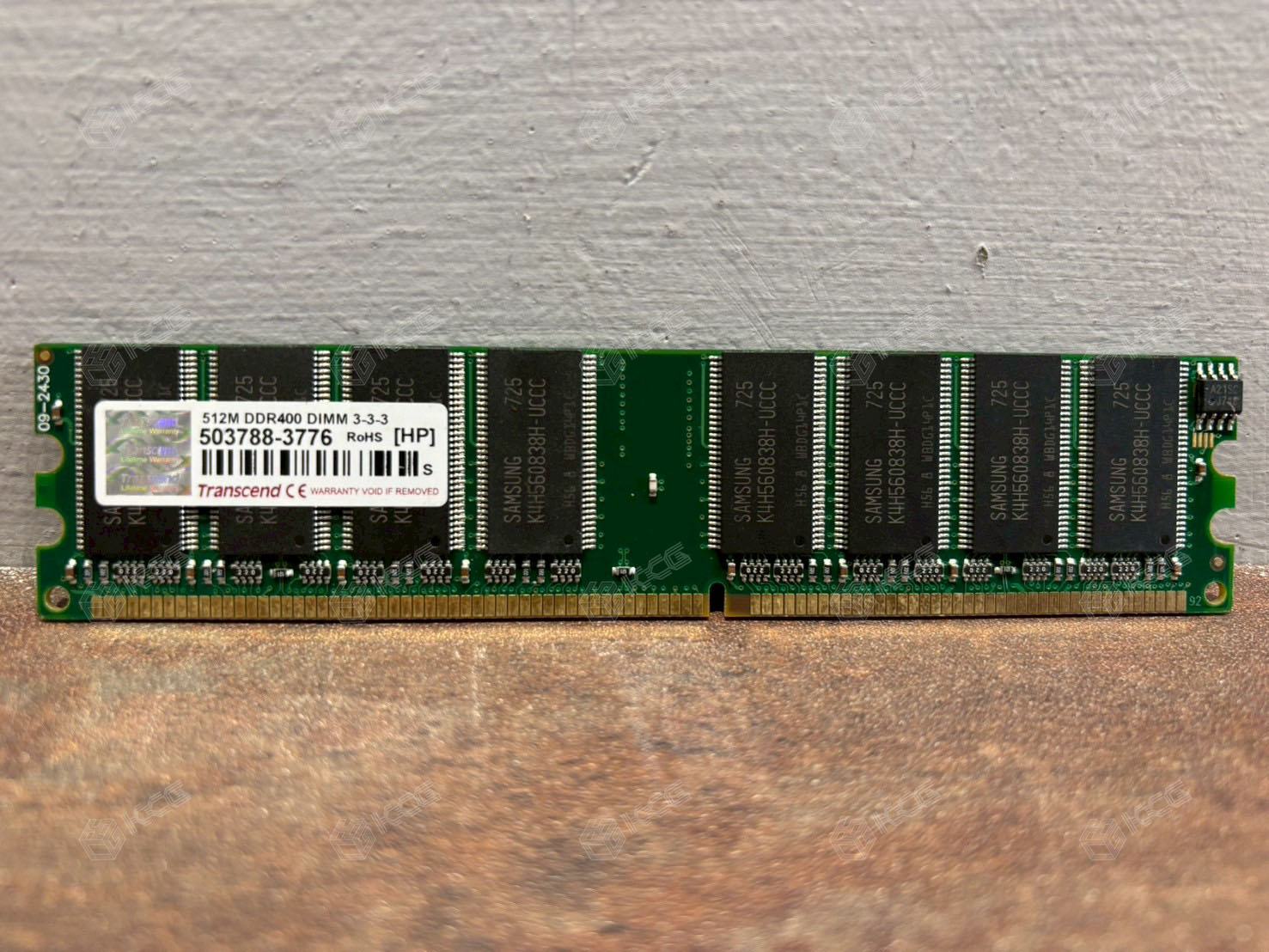 TRANSCEND<br/>512M DDR400 DIMM3-3-3<br/>503788-3776