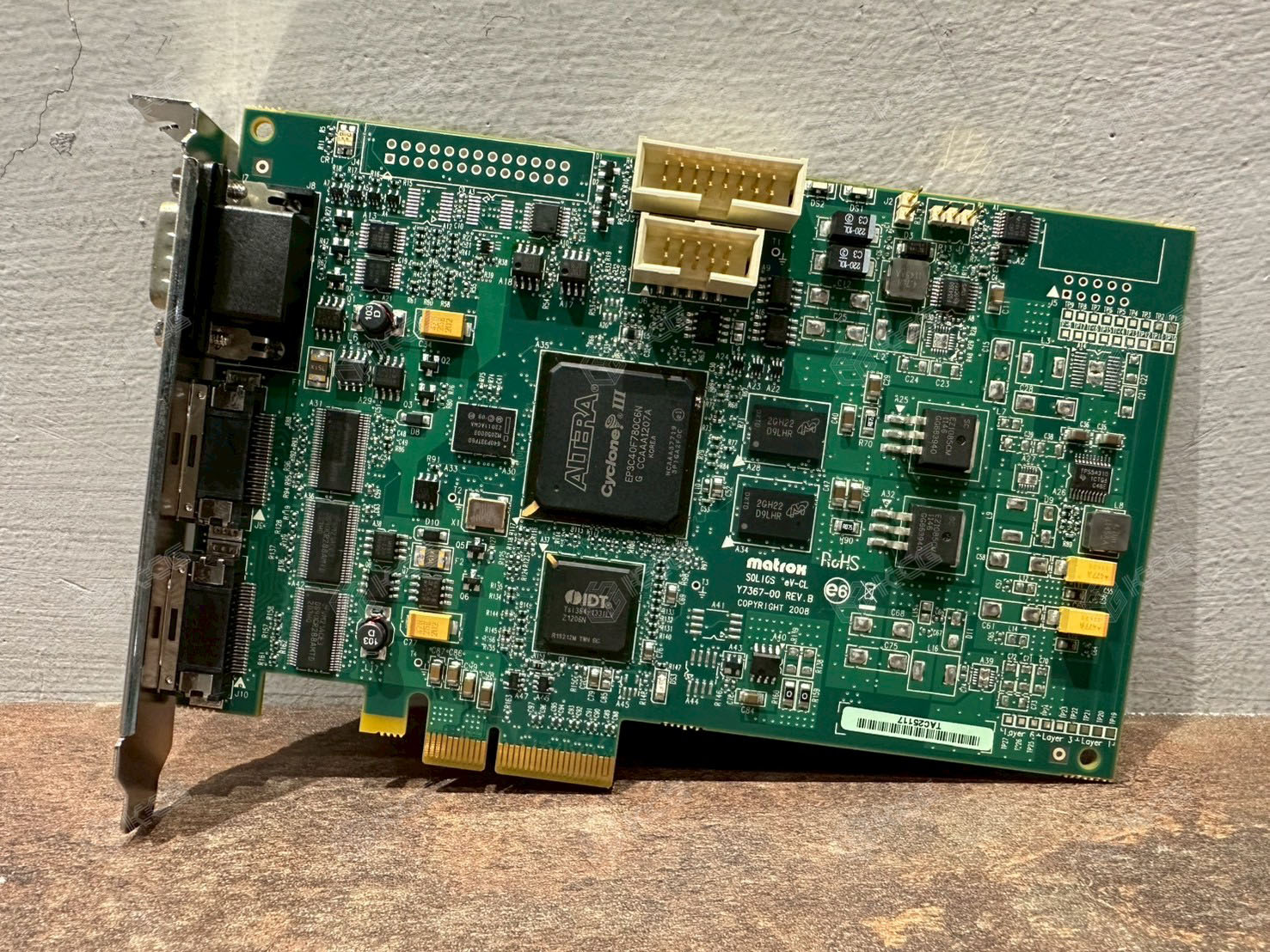 MATROX<br/>Y7367-00 REV.B<br/>SOL2MEVCLF