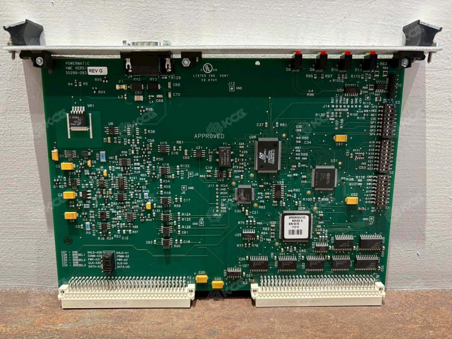 POWERMATIC<br/>0660-01809<br/>INTF CARD B VME 1013<br/>SPX VME6U1V2<br/>30299-083 REV G