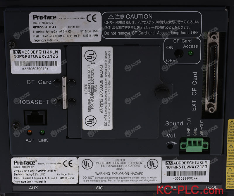 PRO-FACE<br/>GP077-MLTE41