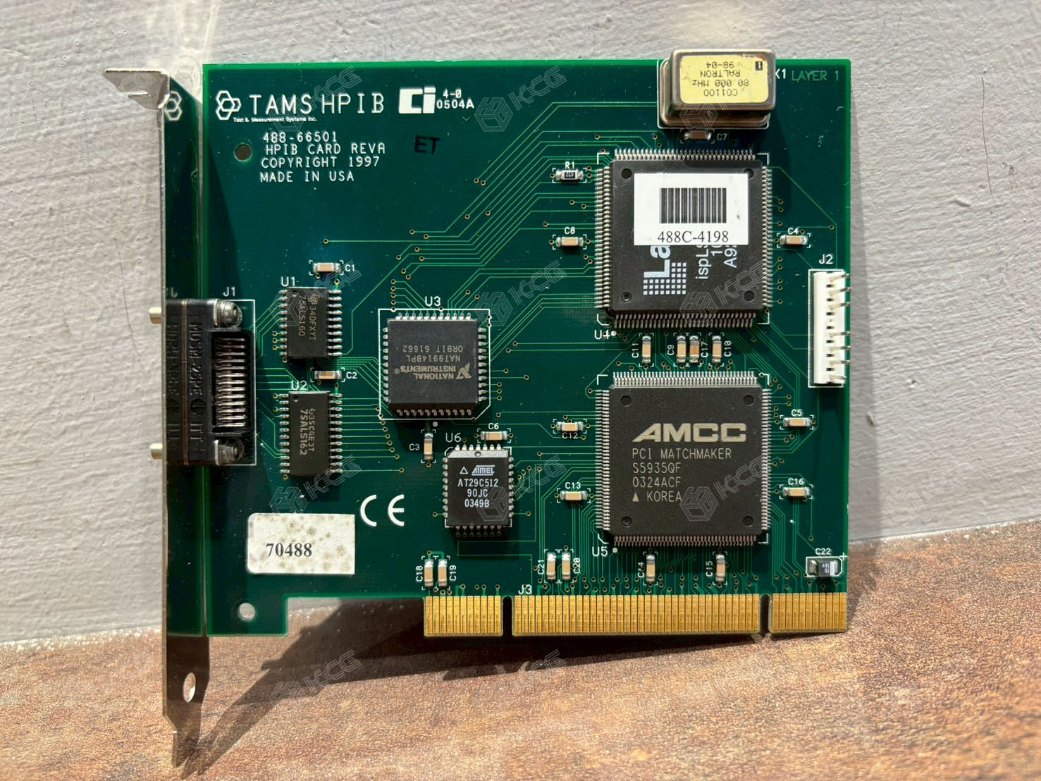 TAMS HPIB<br/>488-66501<br/>HPIB CARD REV A