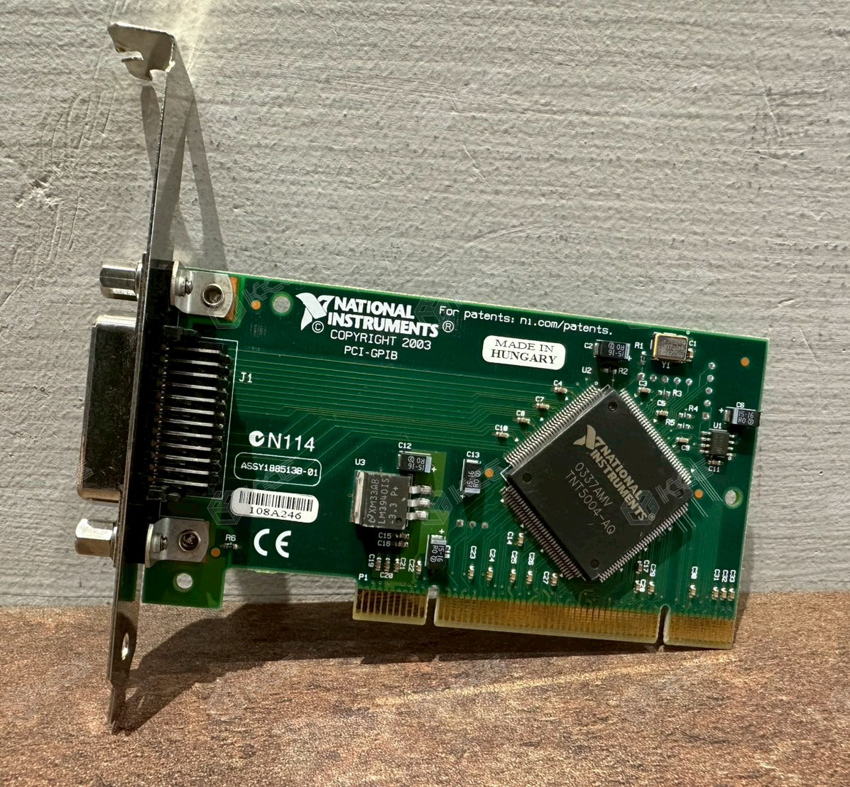 NATIONAL INSTRUMENTS<br/>PCI-GPIB(2003) IEEE 488.2<br/>ASSY188513B-01